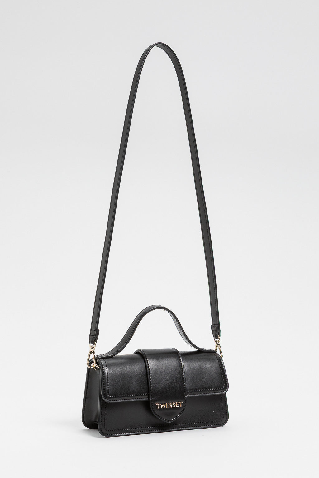 BORSA BAMBINA A TRACOLLA CON LOGO NERO TWINSET 261GJ8012 NENO TWINSET KIDS 