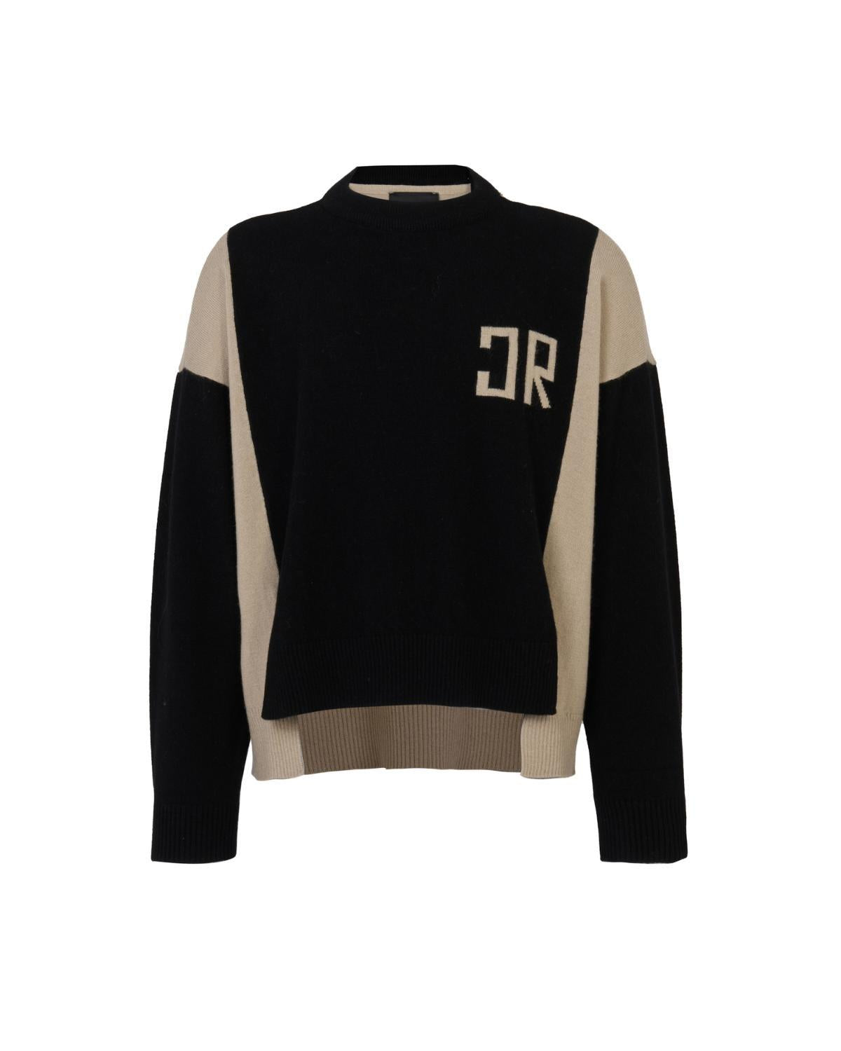 PUL BAMBINO IRIEFA BICOLORE CON LOGO TRENCH COAT RICHMOND RBA25101MA TRENCH COAT JOHN RICHMOND JUNIOR 