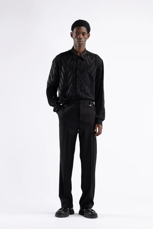 CAMICIA UOMO MANICA LUNGA BOXI FIT NERO I'M BRIAN CA3426 NERO I'M BRIAN 