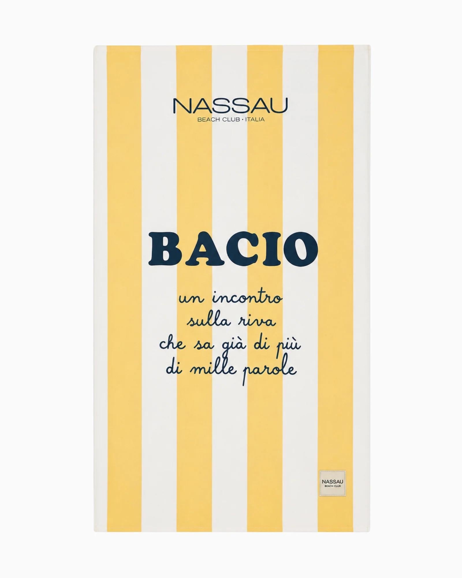 TELO MARE UNISEX BACIO NASSAU BACIO GIALLO NASSAU 