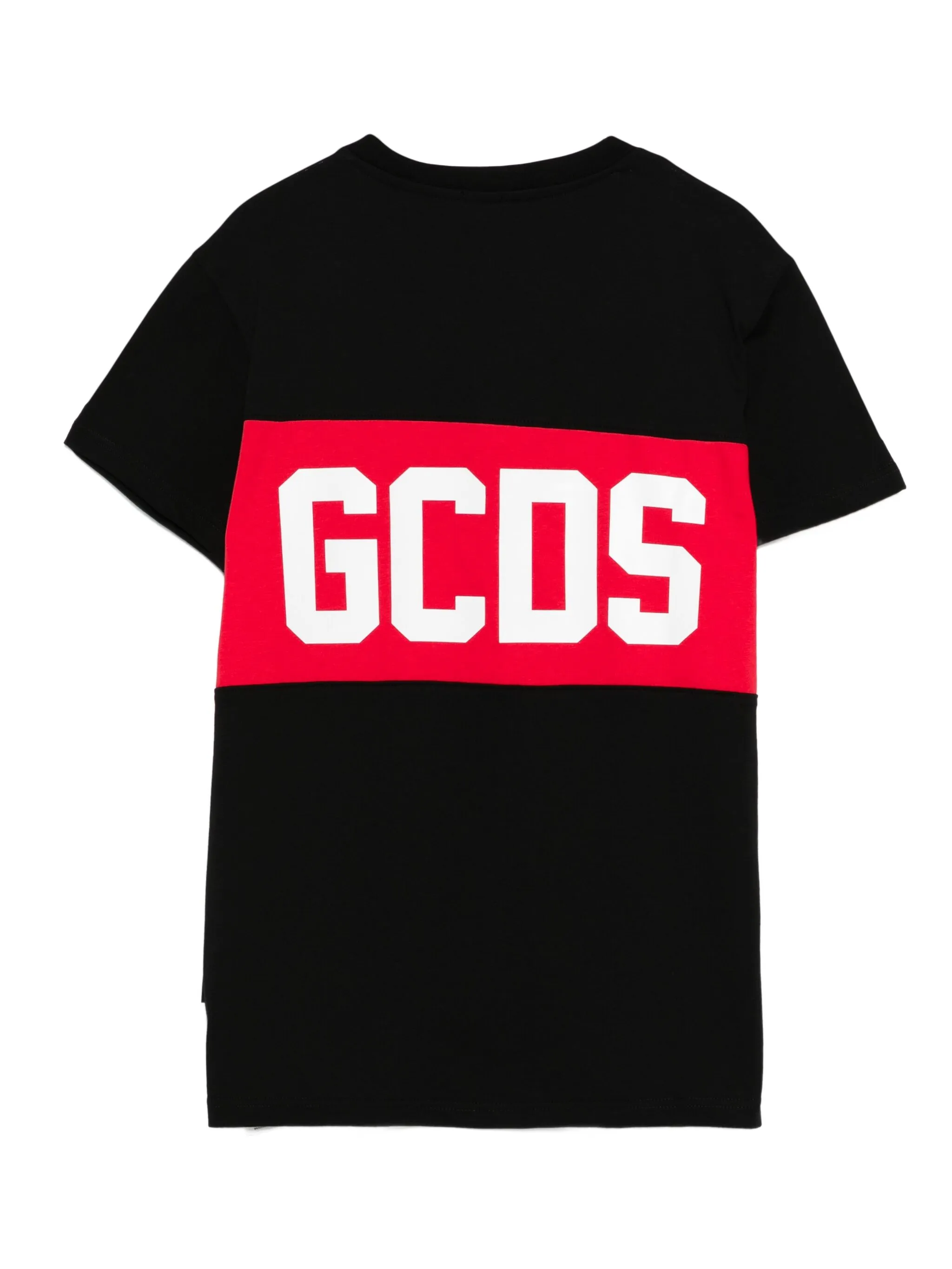 BAND LOGO T-SHIRT B2JU2329JF1 NERO GCDS KIDS 