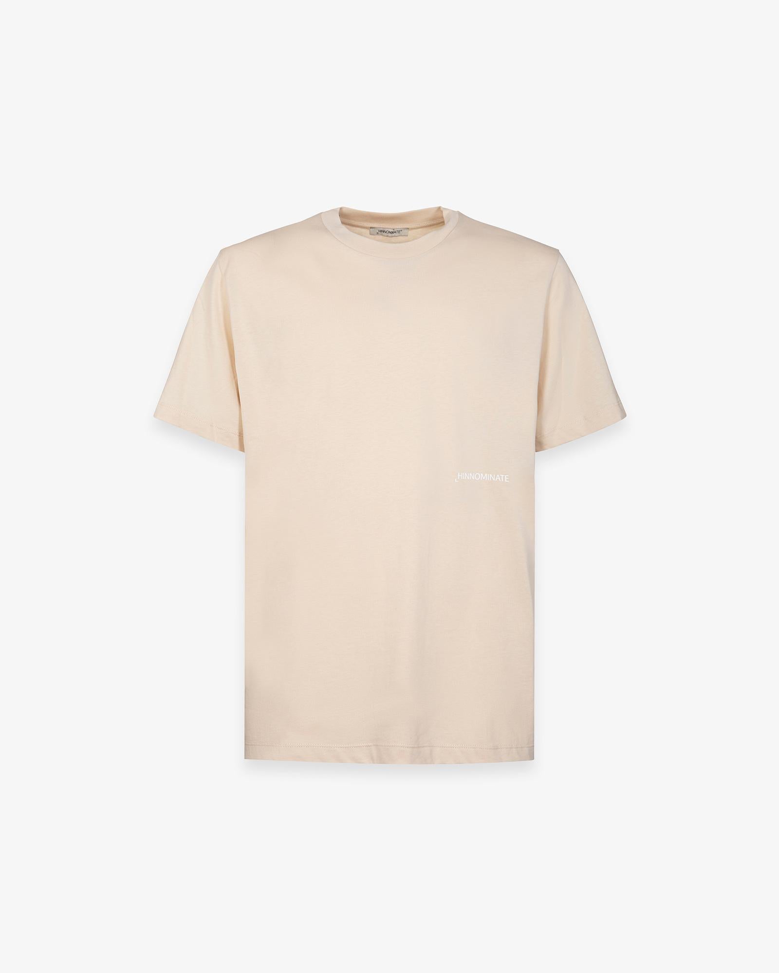 T-SHIRT UOMO IN JERSEY CON STAMPA BEIGE HINNOMINATE HMABM01513 BEIGE HINNOMINATE 