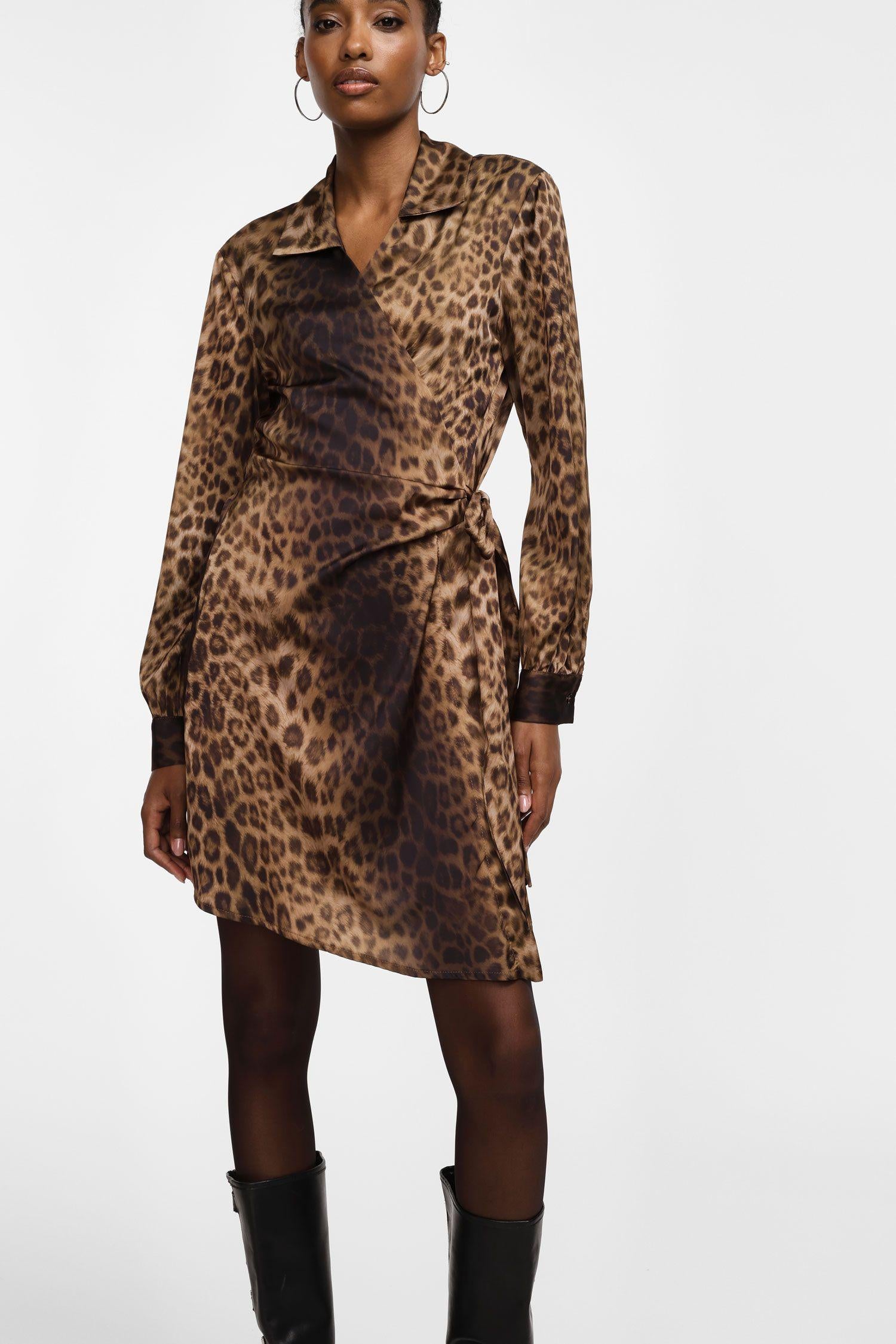 Abito donna  EFFETO CAMICIA MACULATO PLEASE A19FDKS000 MACULATO PLEASE 