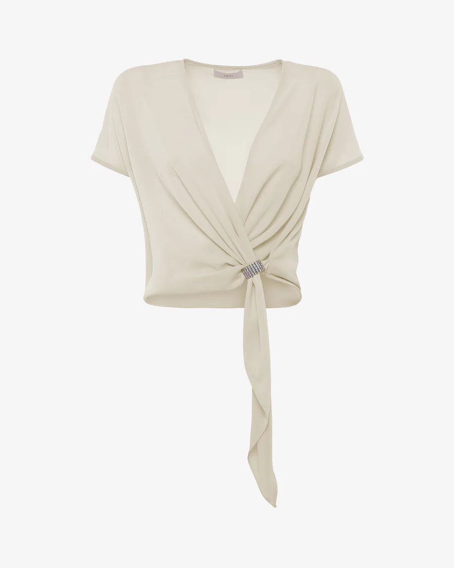blusa bagge SK25097 BIANCO SHIKI 