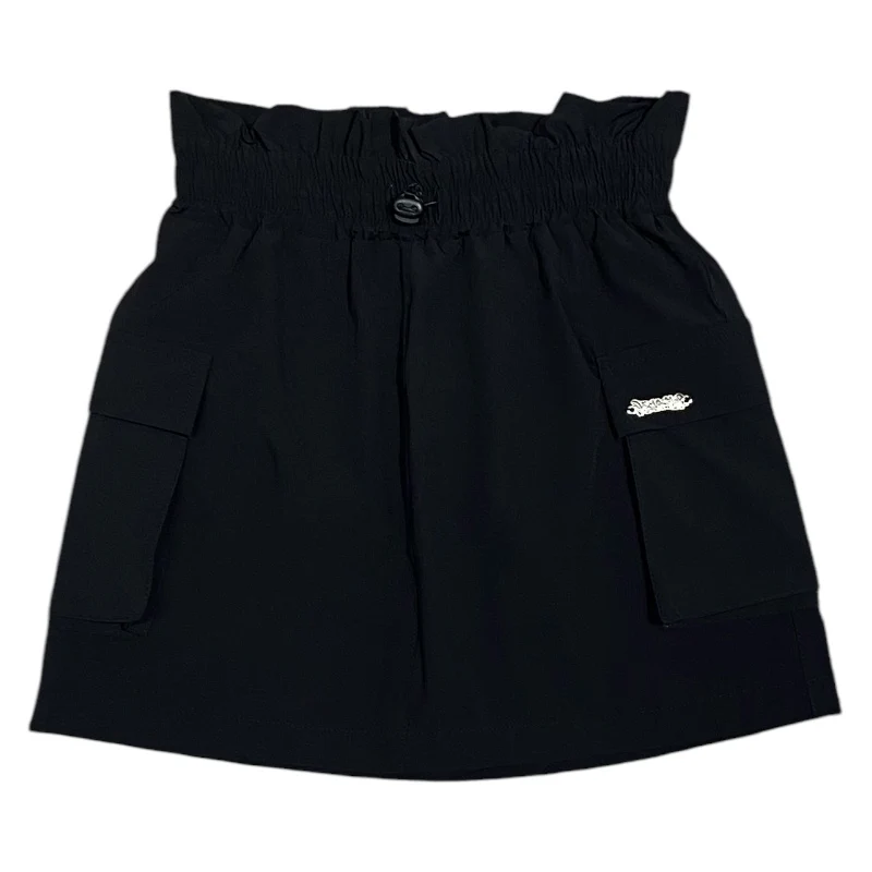 Disclaimer kids gonna nera tessuto tecnico ragazza 58559<BR/> 58559 NERO DISCLAIMER 