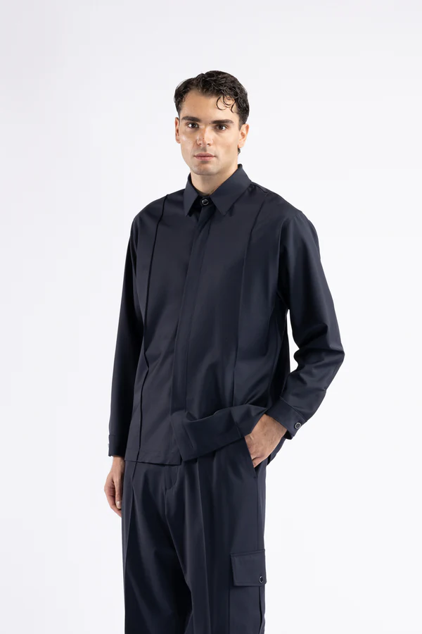 CAMICIA UOMO MANICA LUNGA BLU I'M BRIAN CA3450 BLU I'M BRIAN 