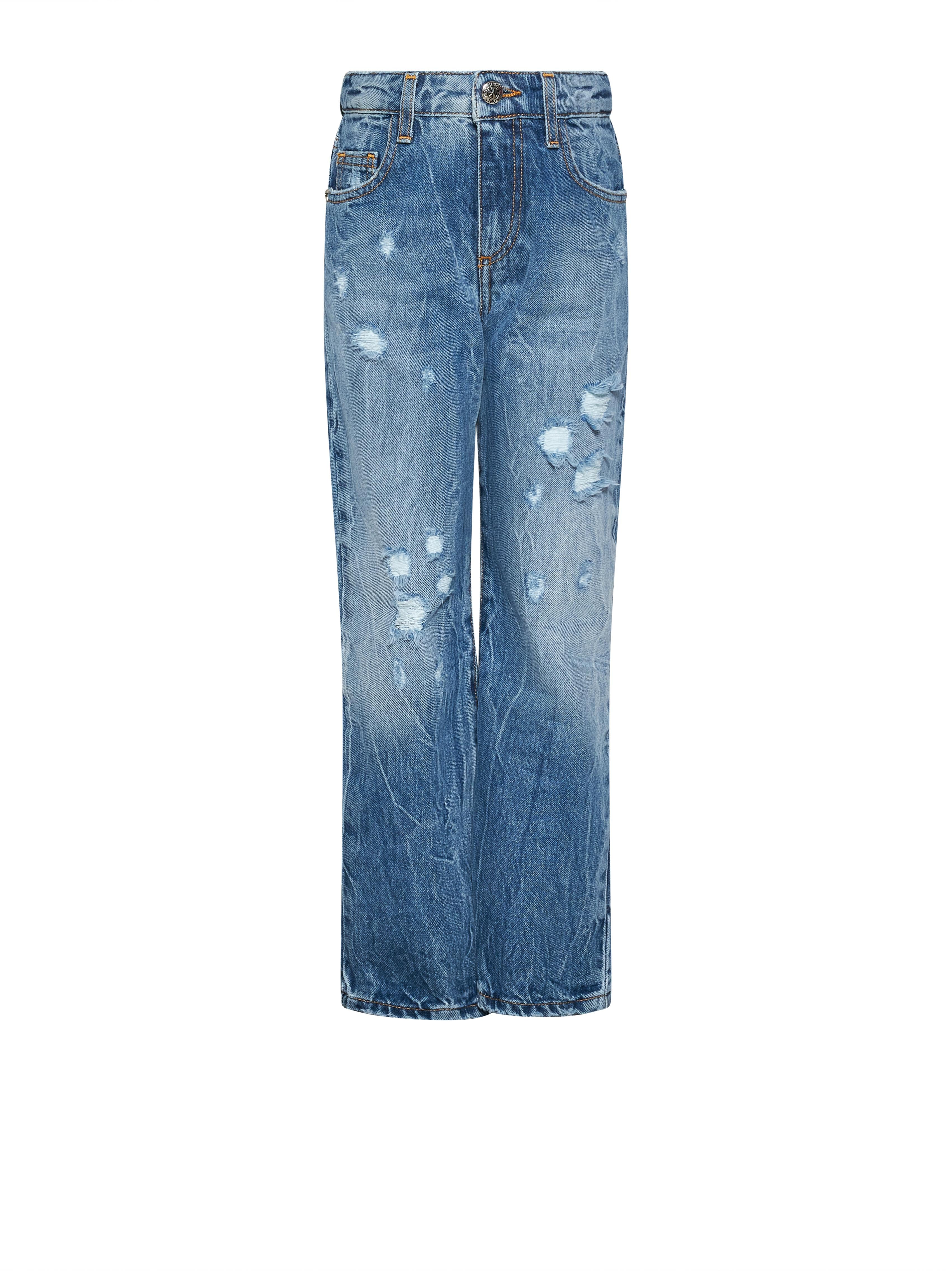 jeans BAMBINA durgian CON ABRASIONI JOHN RICHMOND RGP26221JE STONE JOHN RICHMOND JUNIOR 