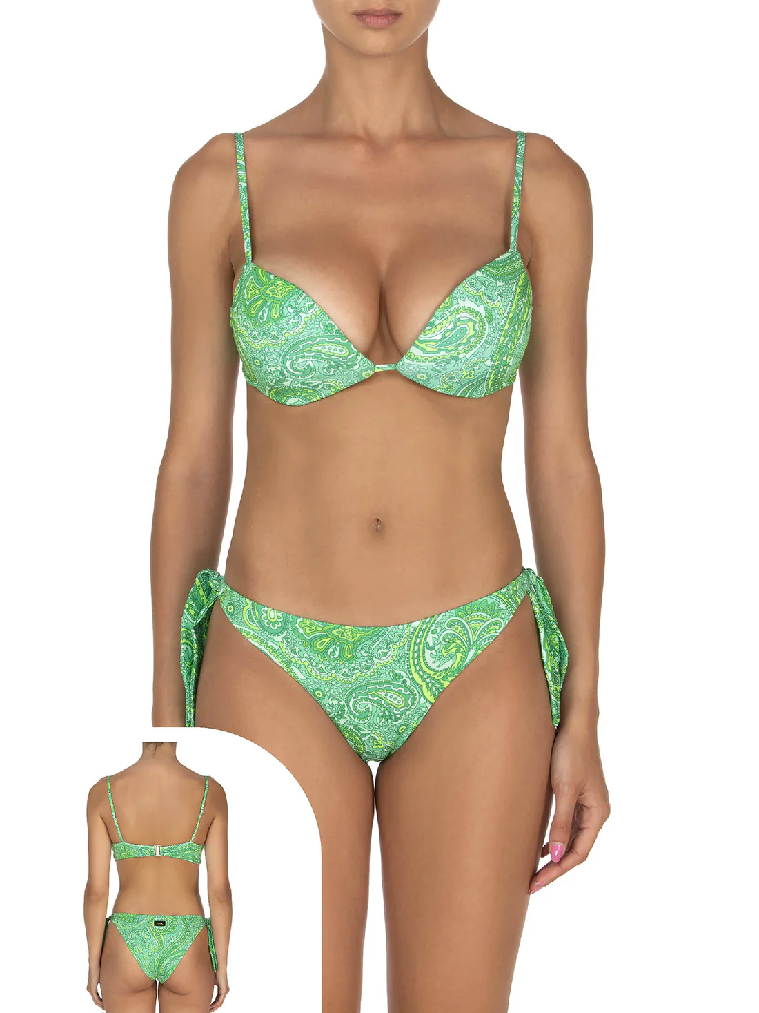 PUSH-UP BIKINI AND ADJUSTABLE SLIP