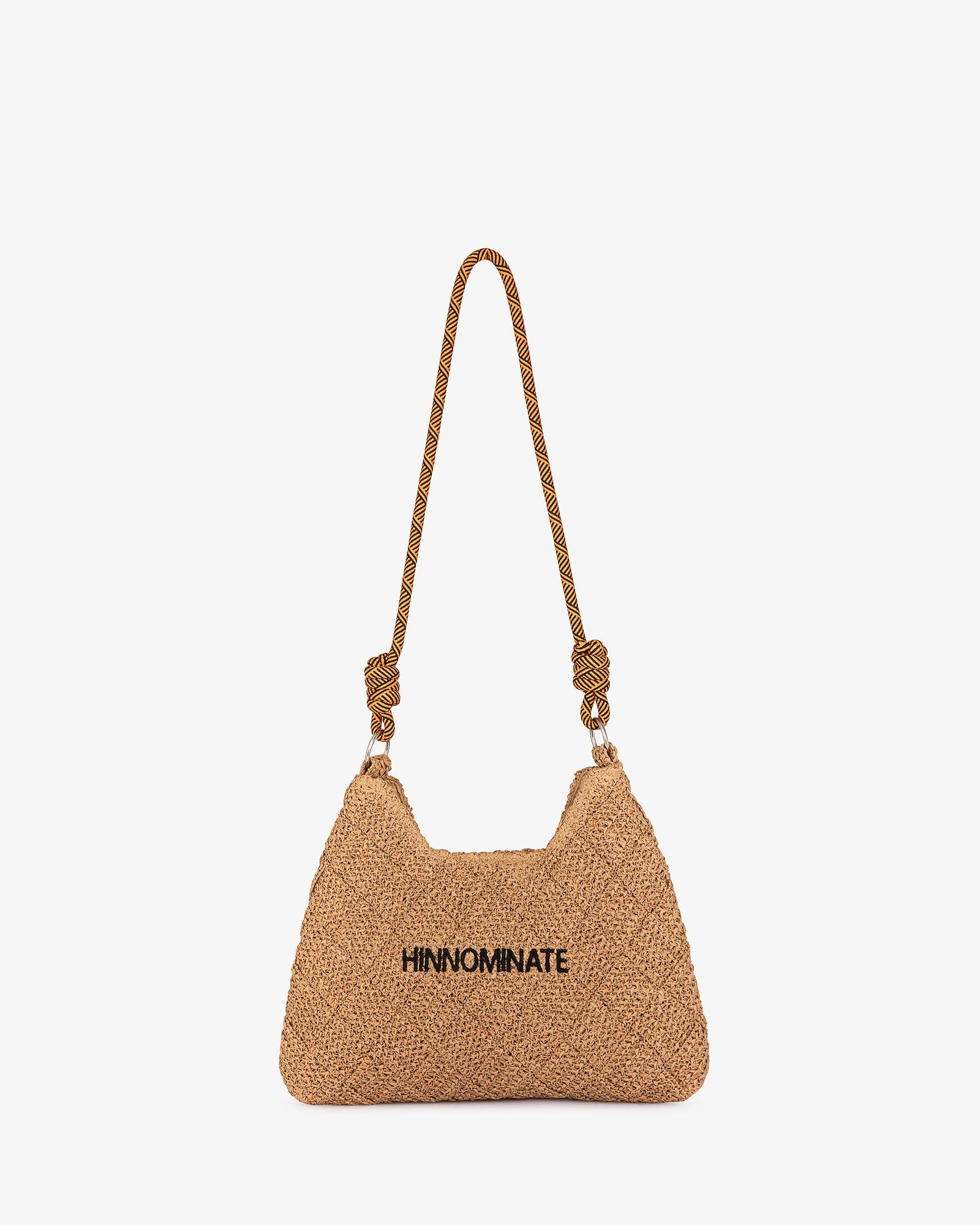 BORSA DONNA IN RAFIA PICCOLA NATURALE HINNOMINATE HMACW00202 NATURALE HINNOMINATE 