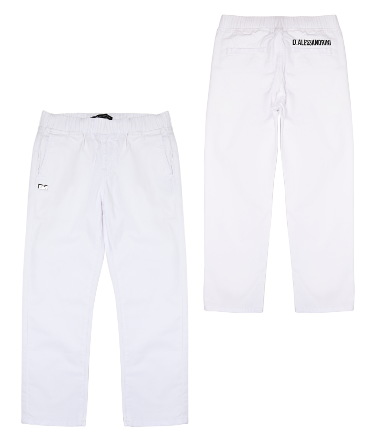 pantalone P00262B WHITE DANIELE ALESSANDRINI 