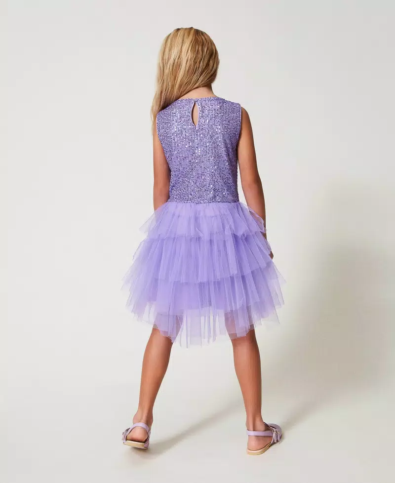 TWINSET KIDS 251GJ2536BIANCO-VIOLET