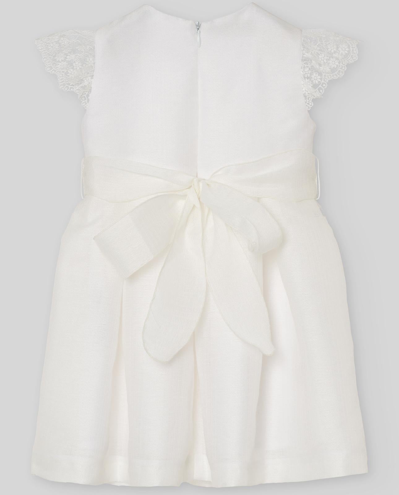 abito NEONATA CON APPLICAZIONE BIANCO PAZ RODRIGUEZ 004-153450 BIANCO PAZ RODRIGUEZ 