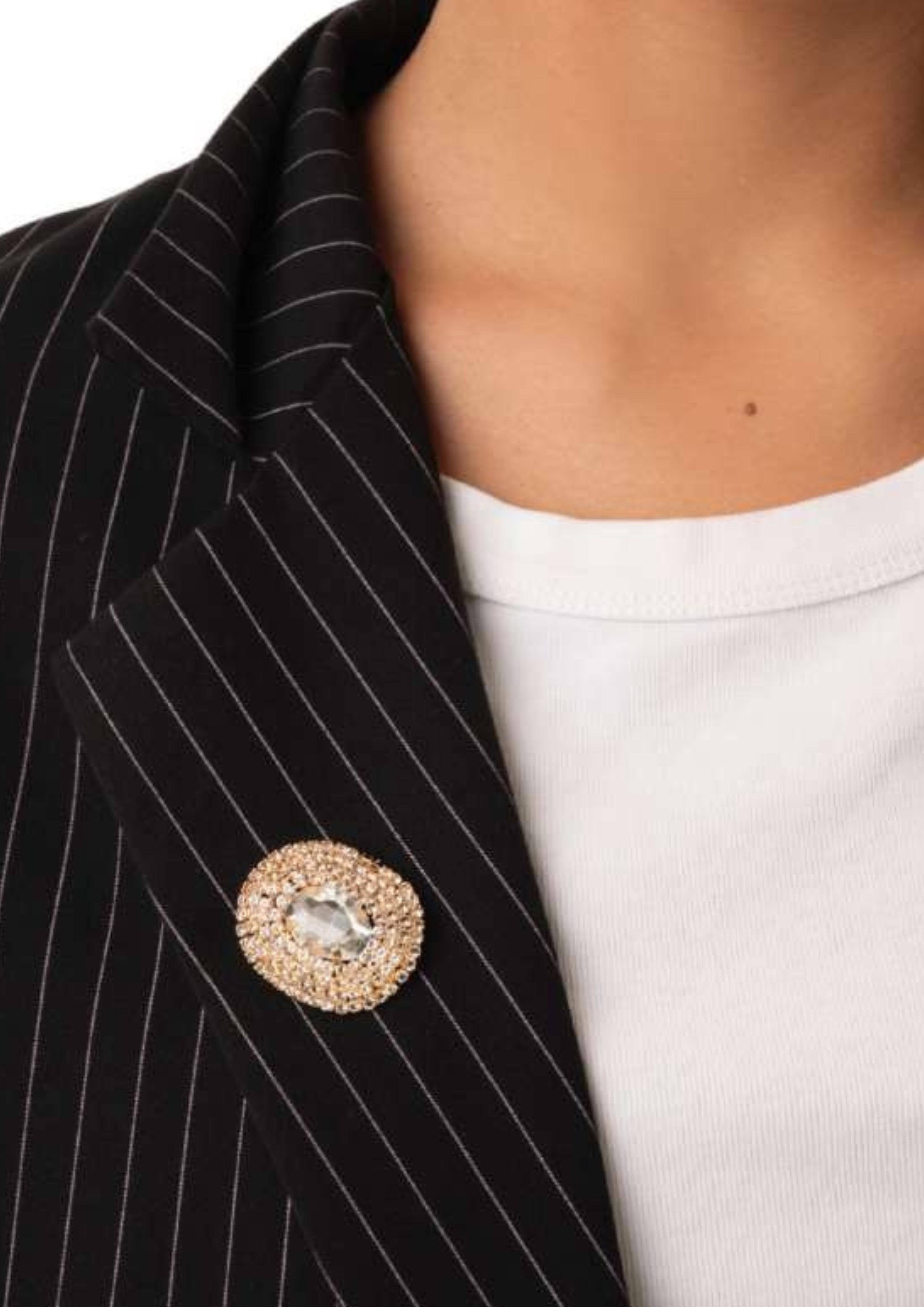 SPILLA DONNA IN METALLO CIRCOLARE ORO MYA ACCESSORIES G14010 ORO MYA ACCESORIES 