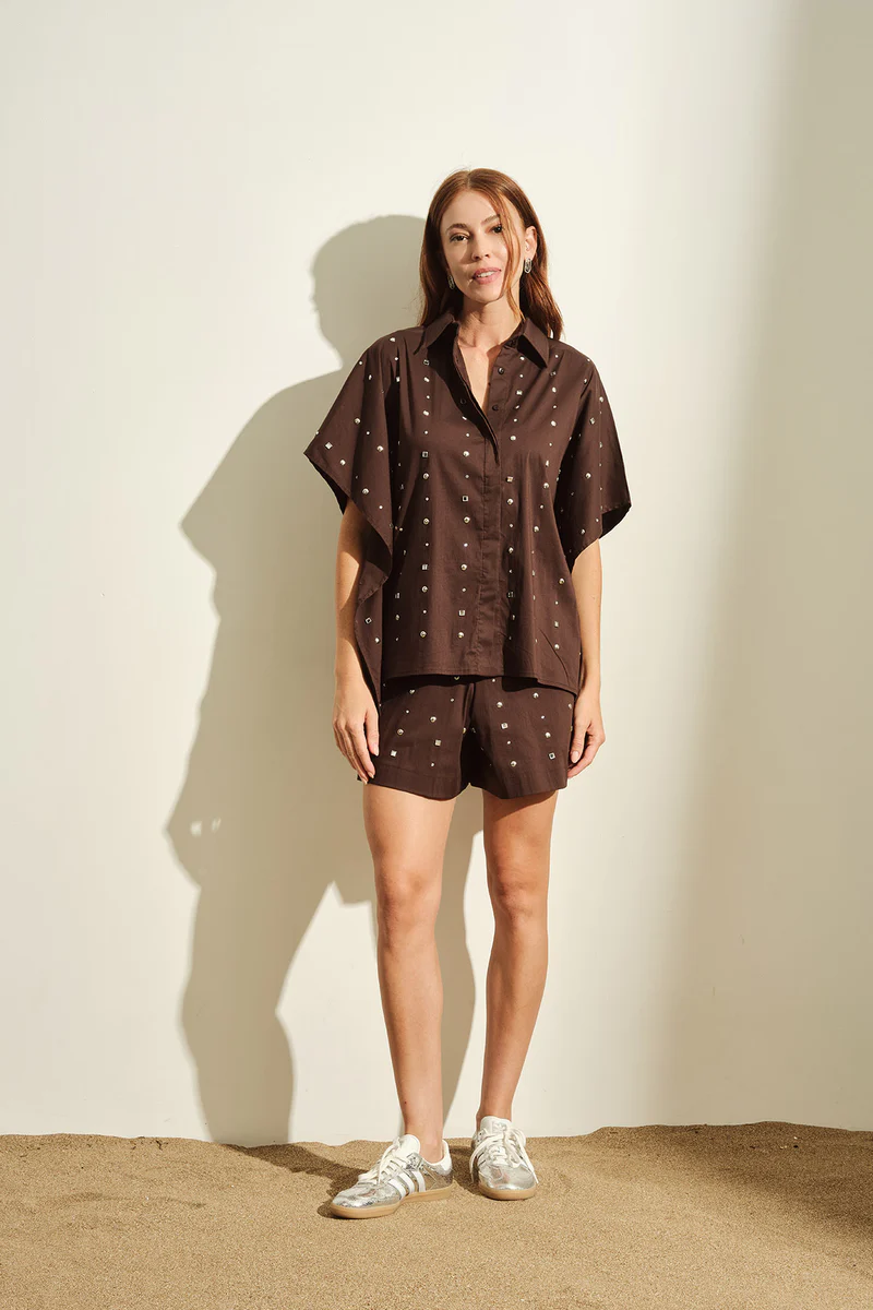SHORTS DONNA IN CONTONE CON ELASTINCO MORO JIJIL SH072 MORO JIJIL 