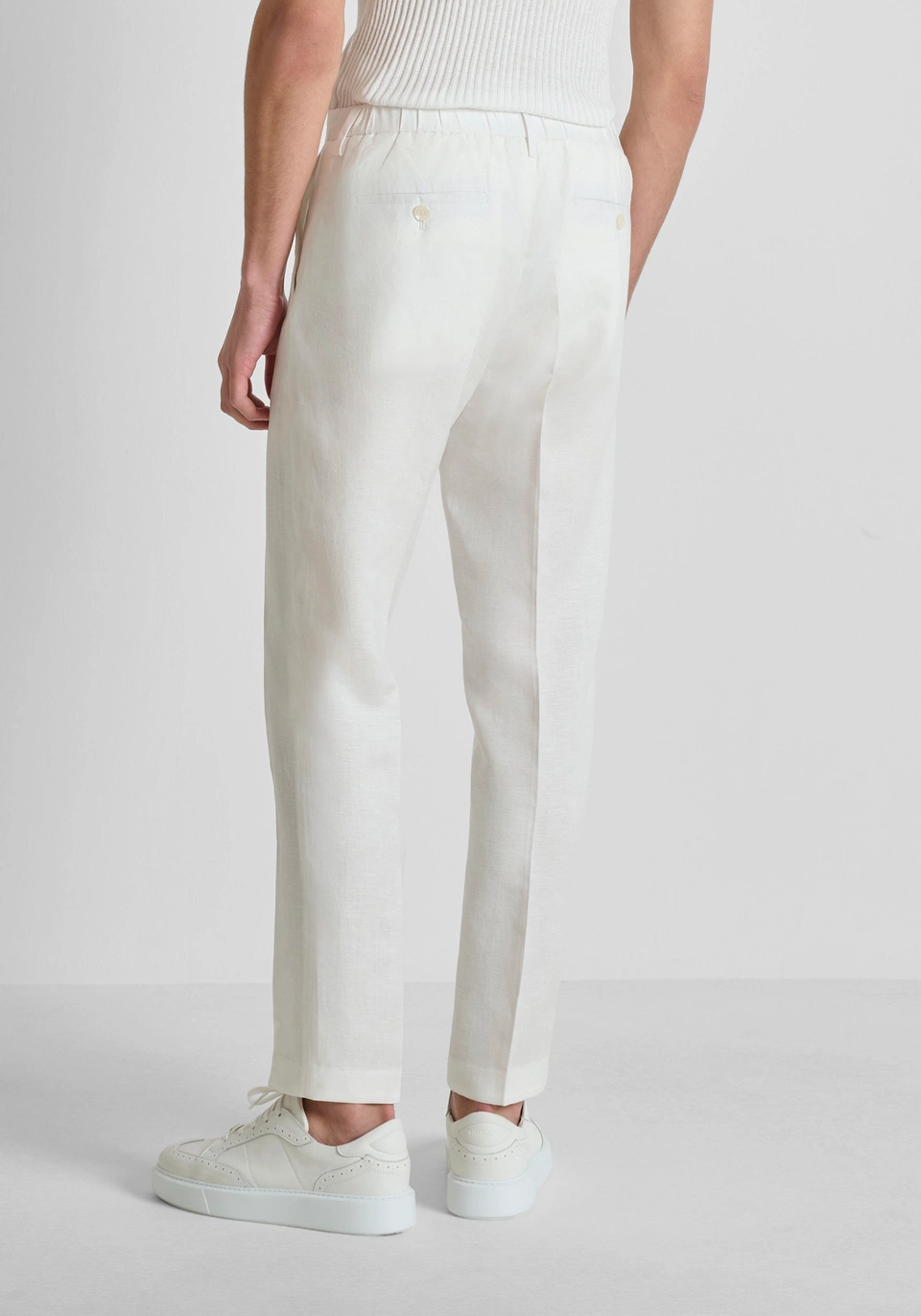 PANTALONE UOMO JULIAN IN LINO CREMA ANTONY MORATO MMTS00073 FA900135 CREMA ANTONY MORATO 