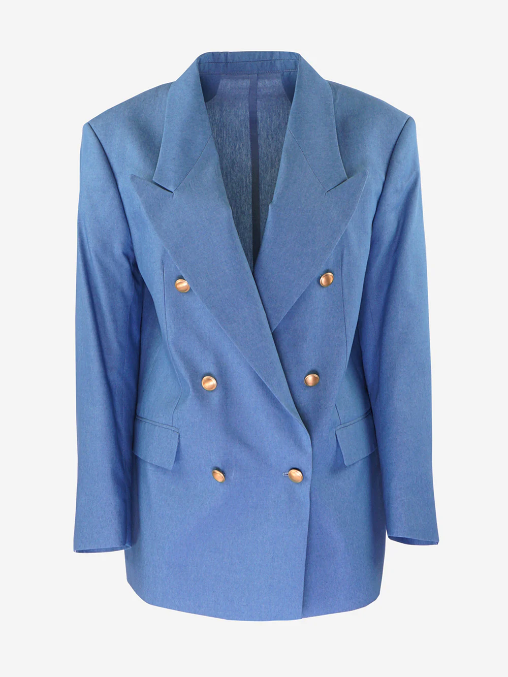 DOUBLE BREASTED JACKET WITH 6 BUTTONS DROP LAPEL