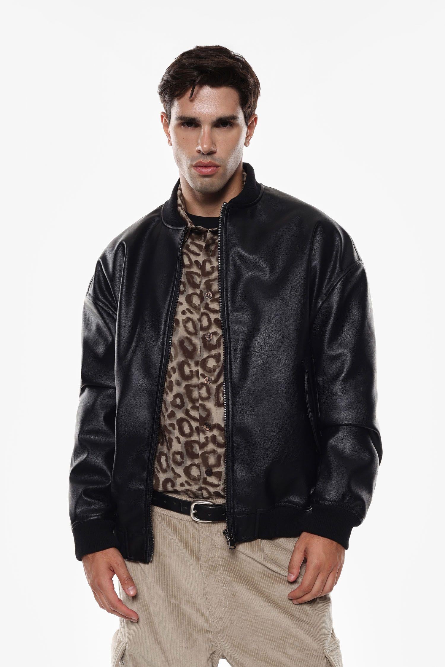 Bomber uomo con chiusura a zip nero imperial V851932737 NERO IMPERIAL  UOMO 