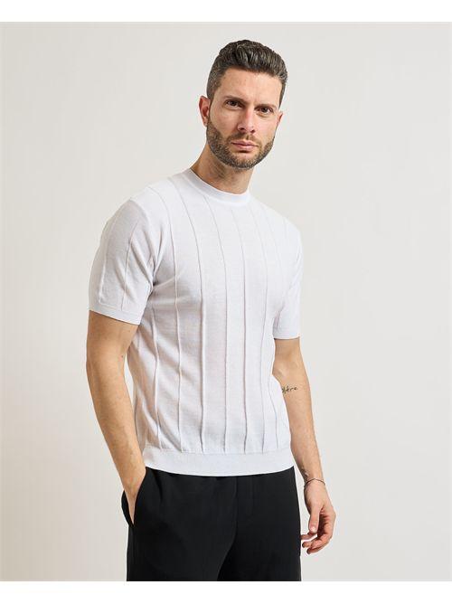 MAGLIA UOMO GIROCOLLO MEZZA MANICA IN FILO BIANCO GAZZARRINI ME589G BIANCO GAZZARINI 