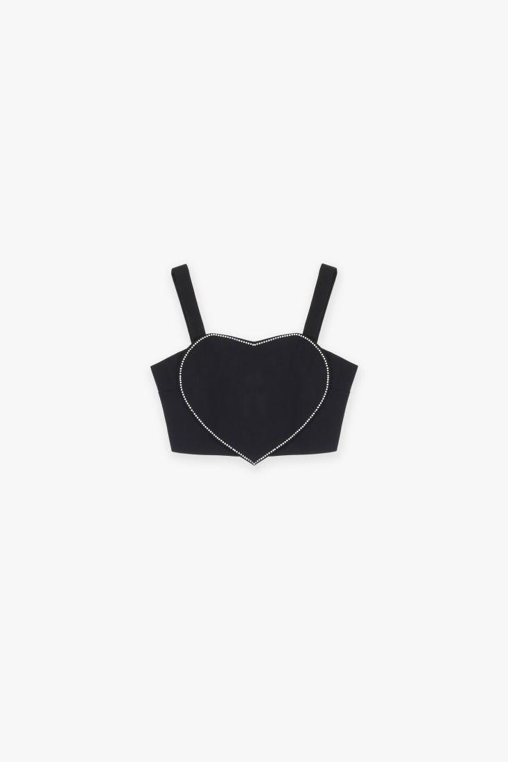 top cuore CC41132G73 NERO PLEASE KIDS 