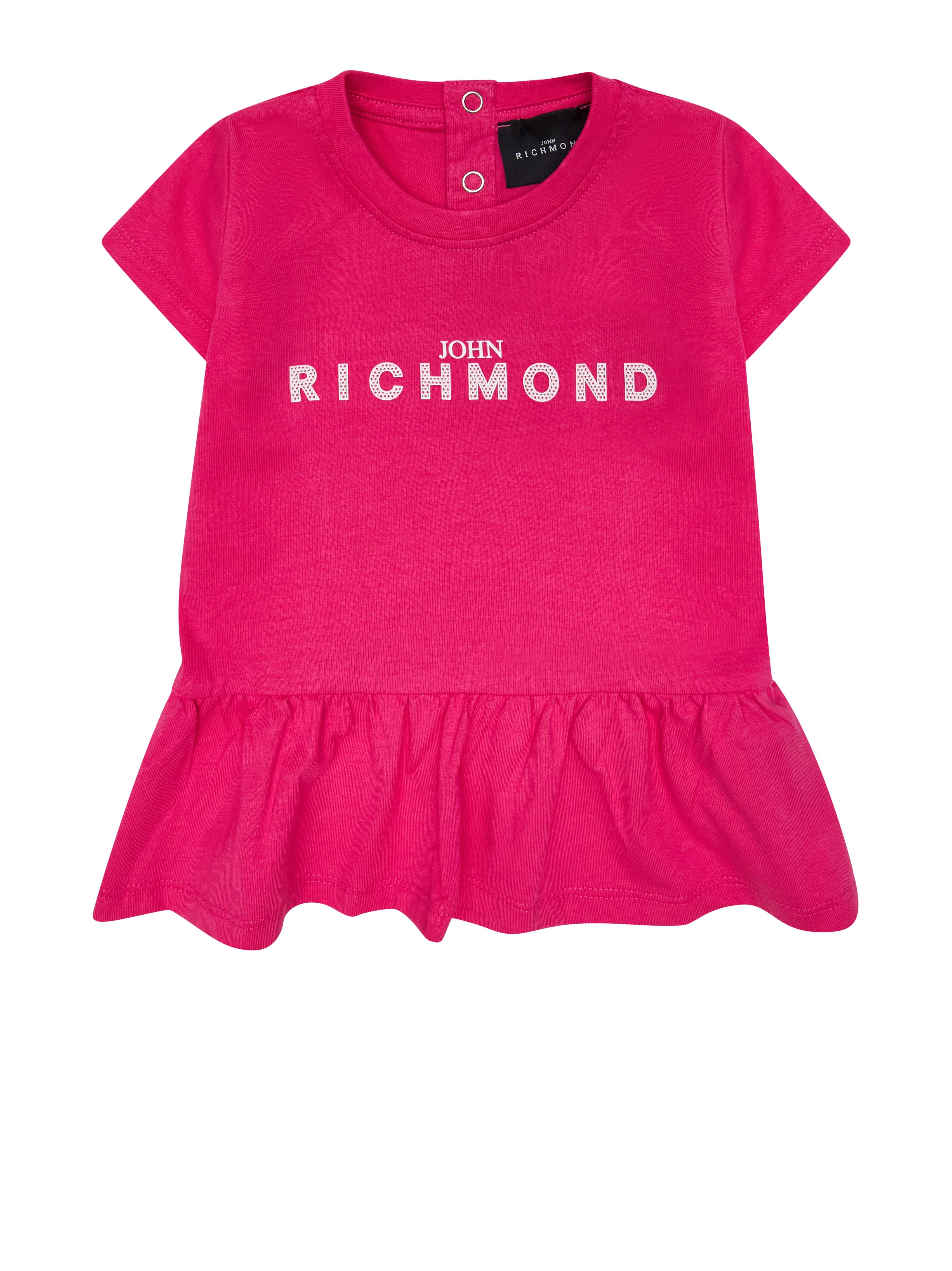 vestito dravon RIP26034VE PINK BEGONIA JOHN RICHMOND JUNIOR 