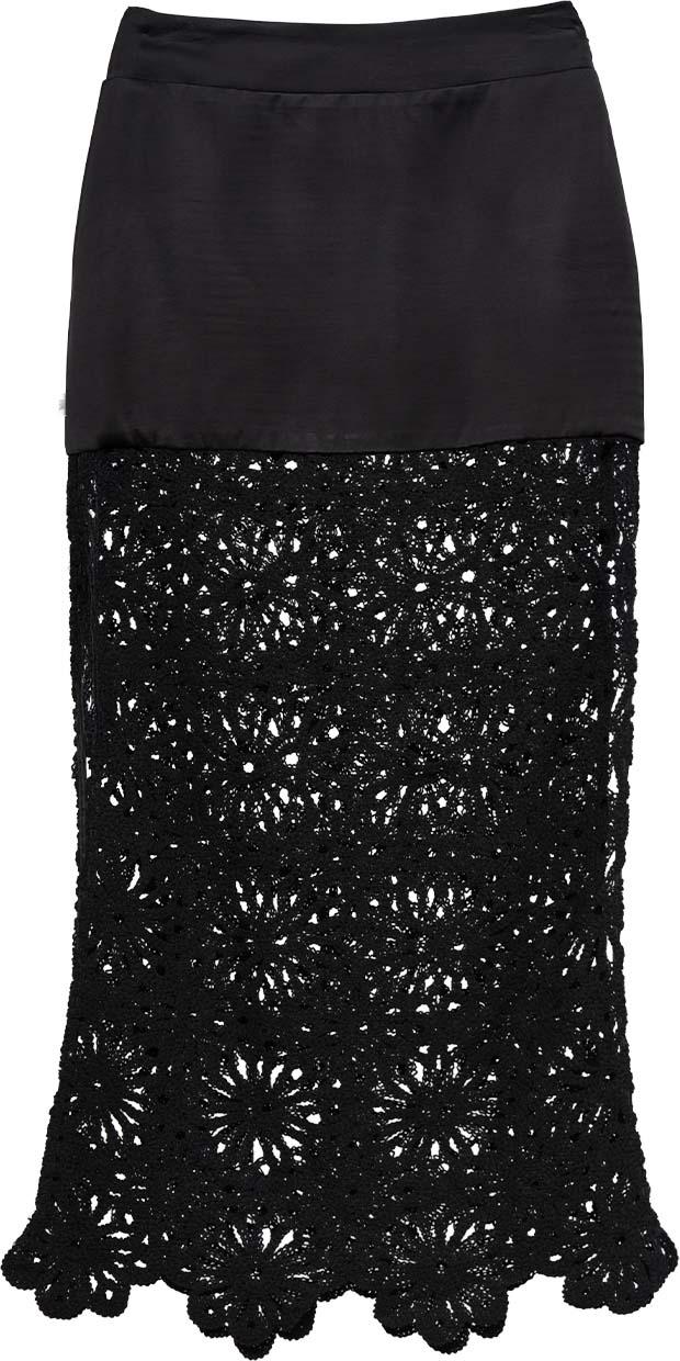 GONNA DONNA LONGUETTE CON PIZZO NERO JIJIL GO150 NERO JIJIL 