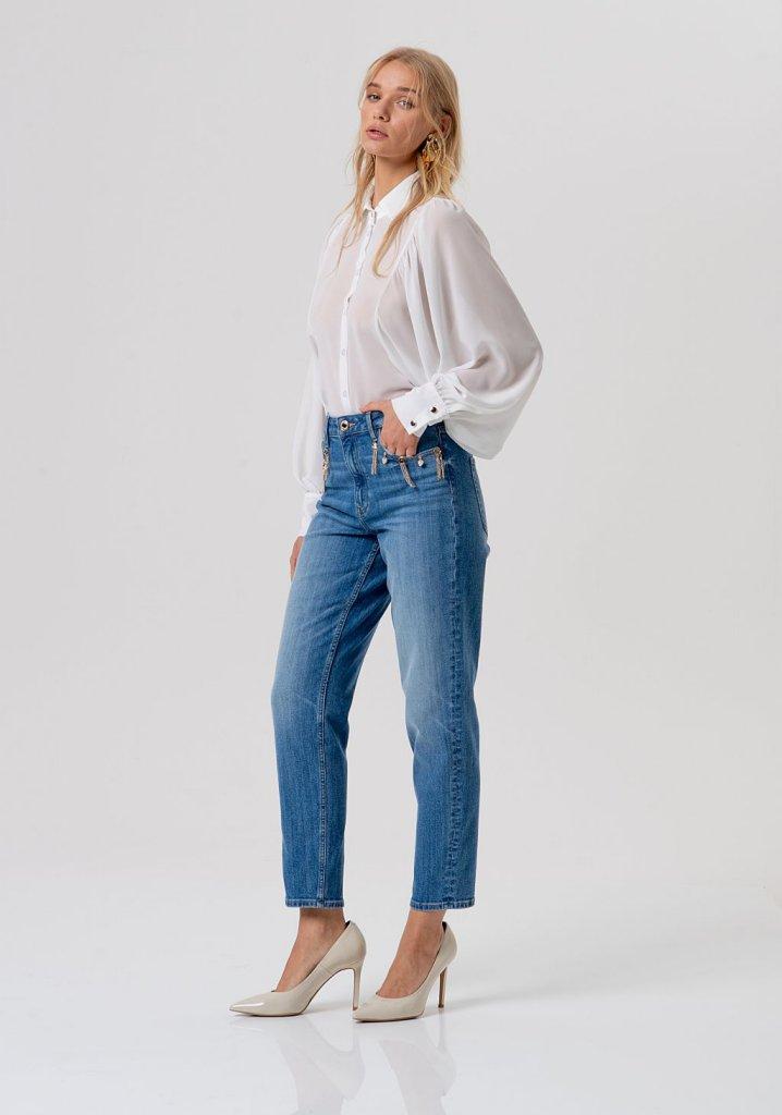 CAMICIA DONNA CON MANICA AMPIA BIANCO FRACOMINA FR26ST6026W41201 WHITE FRACOMINA 