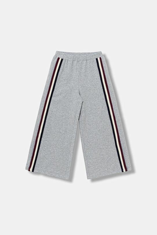 TRACK SUIT BAMBNA FELPA ZIP CON PANTALONE GRIGIO TWINSET 252GJ2011 GRIGIO TWINSET KIDS 