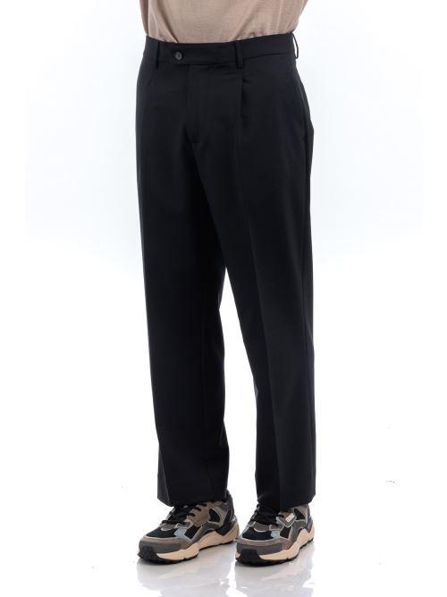 PANTALONE UOMO TAGLIO CLASSICO ANTRACITE GAZZARRINI PSI752 ANTRACITE GAZZARINI 