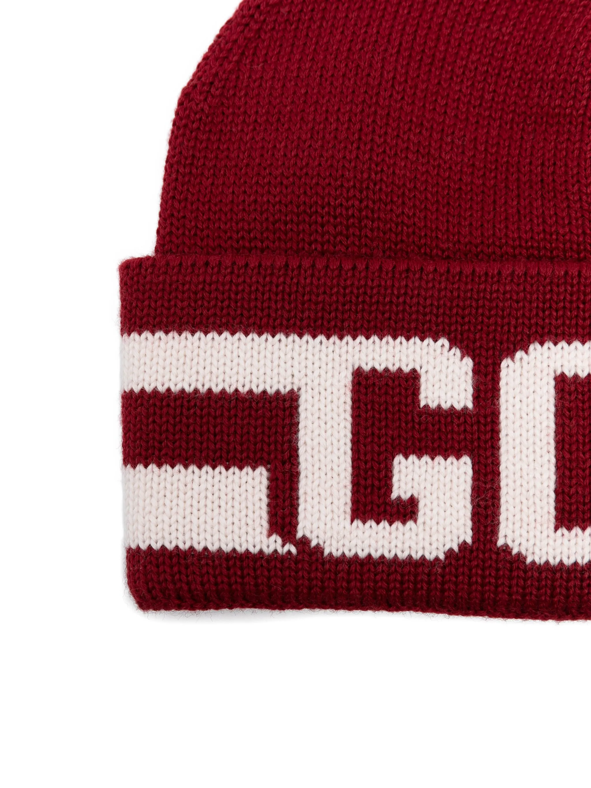 CAPPELLO BAMBINO logo band BURGUNDY gcds B2JU5818L9 BURGUNDY GCDS KIDS 