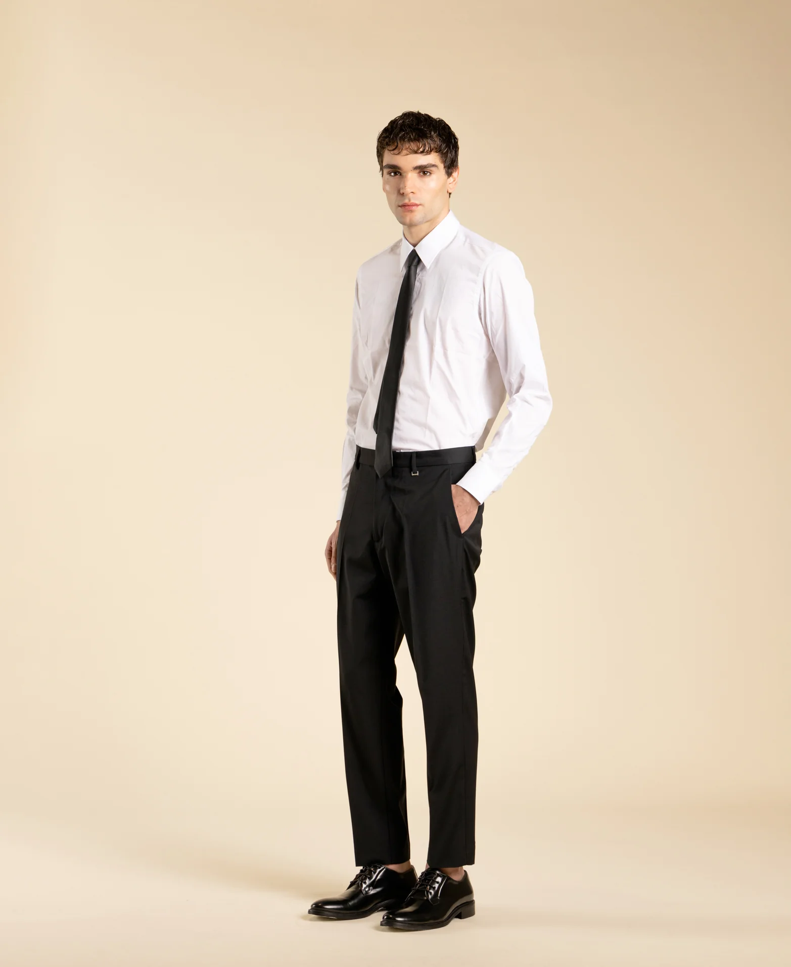 Camicia regular fit in cotone CA2938 BIANCO I'M BRIAN 