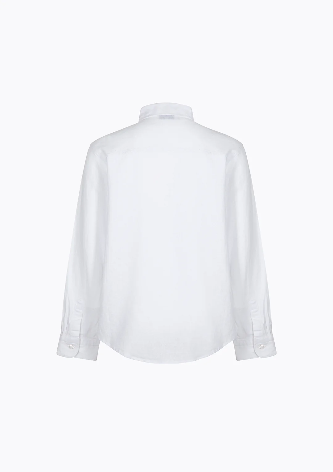 camicia bambino in lino collo francese bianco f**K FJ26-SJ7000WH UNICA F**K KIDS 
