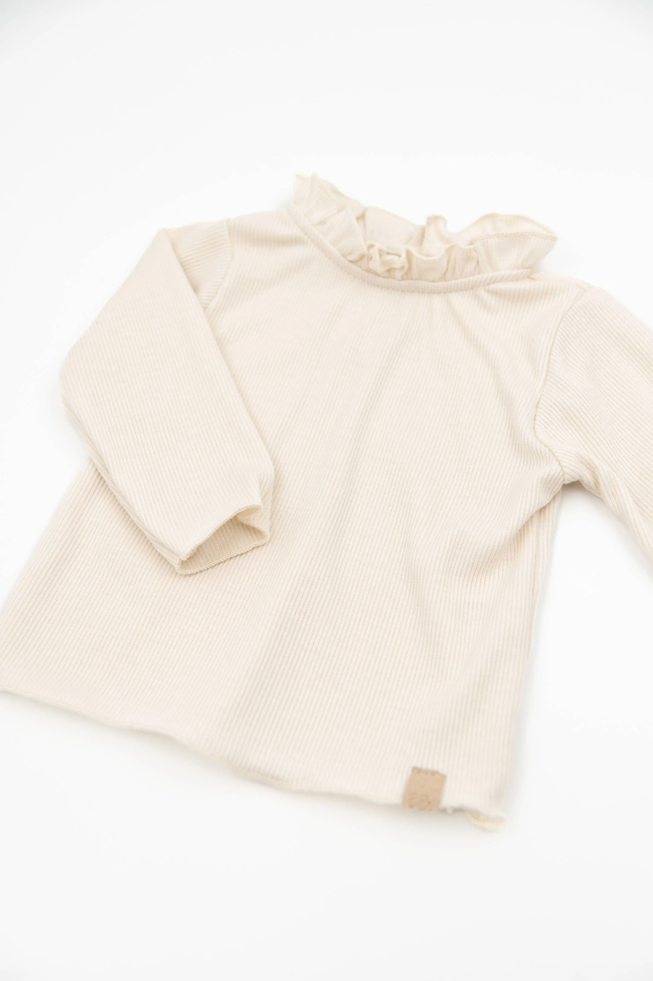 t-shirt bimba con colletto voilant warm white bamboom 1068 WARM WHITE BAMBOOM 