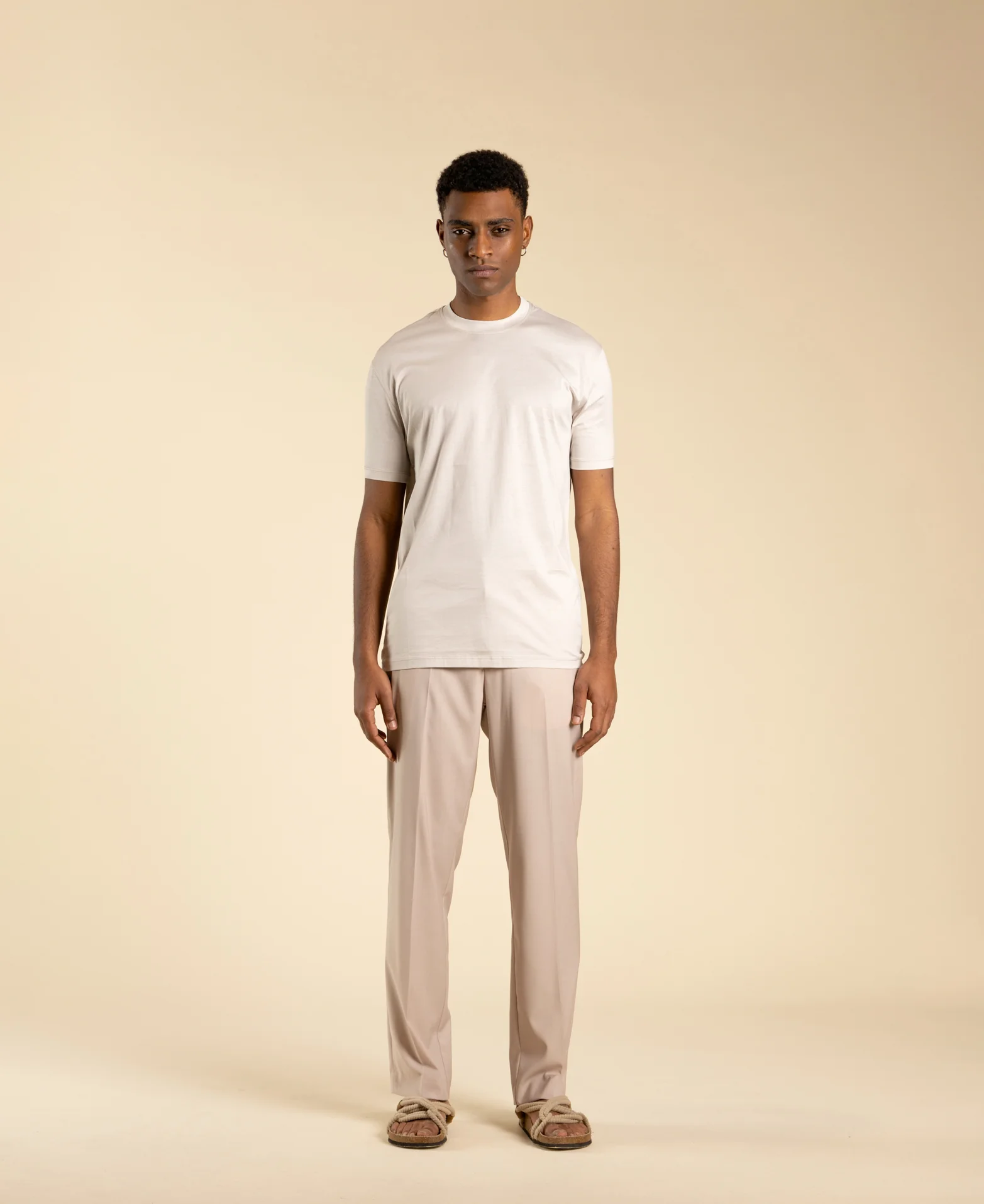 T-shirt regular fit in cotone filo di scozia TS3327 CIPRIA I'M BRIAN 