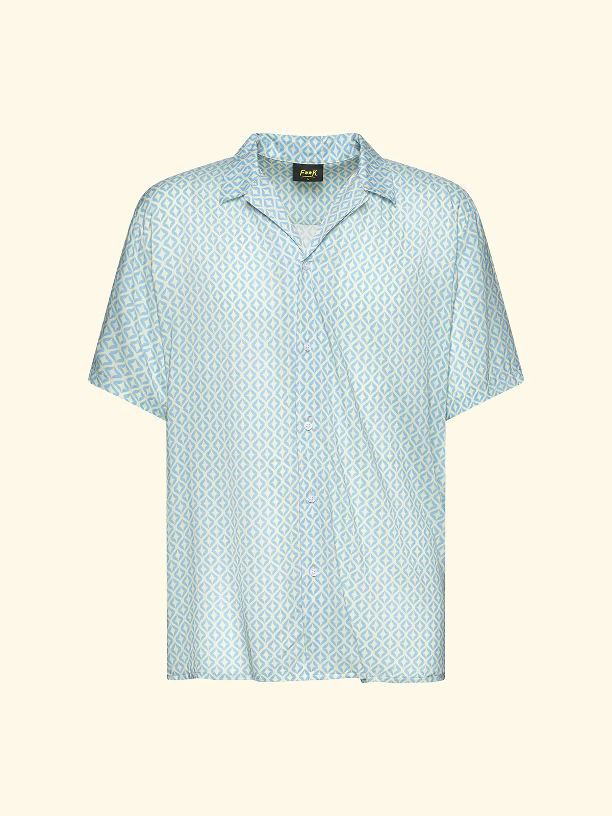 CAMICIA UOMO MEZZA MANICA FANTASIA F**K FK26-SM6850X11 UNICA F**K 