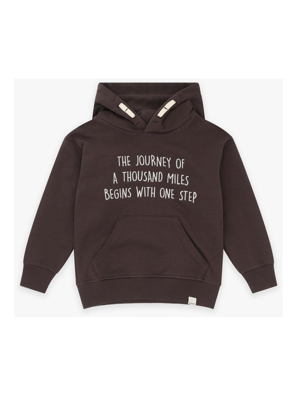 felpa LM28040B78 CAFFE PLEASE KIDS 