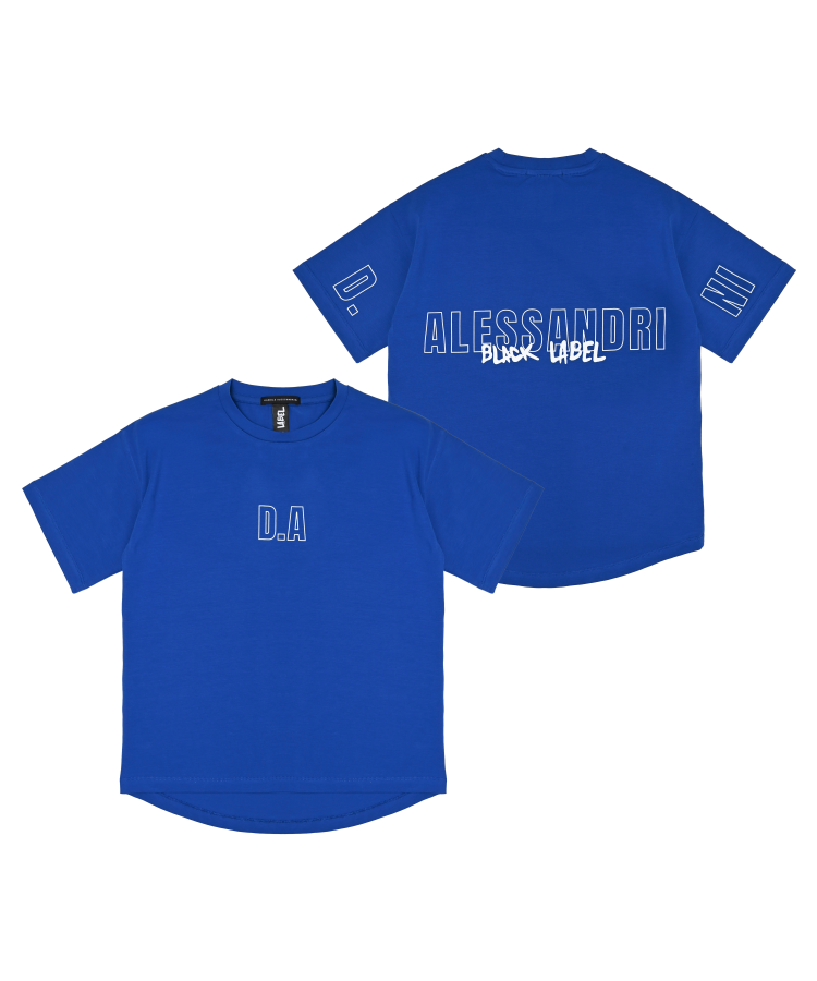 t-shirt daniele alessandrini over M00327 ROYAL DANIELE ALESSANDRINI 