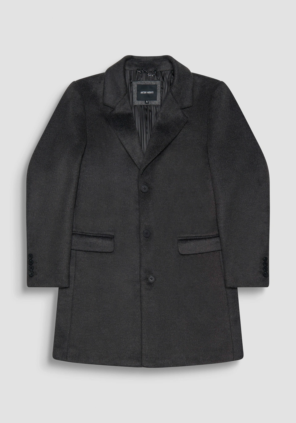 CAPPOTTO "RUSSEL" SLIM FIT IN MISTO LANA E VISCOSA