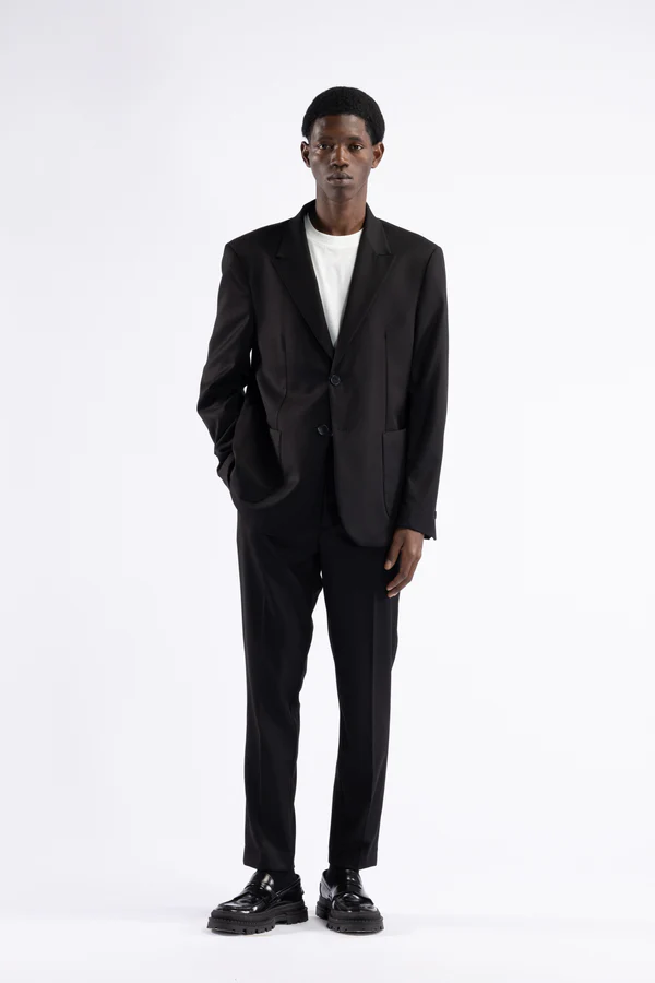 GIACCA UOMO MONOPETTO REGULAR FIT NERO I'M BRIAN GIA3455 GRIGIO I'M BRIAN 