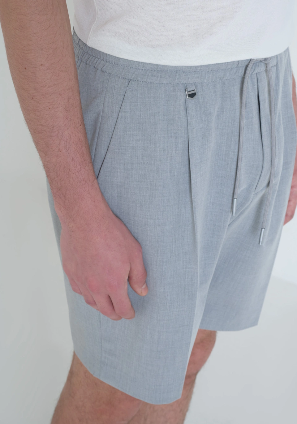 BERMUDA NEIL IN REGULAR FIT MMSH00211 GRIGIO MELANGE ANTONY MORATO 