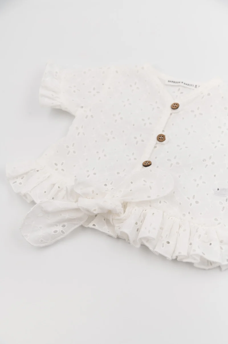 TOP BIMBA 819 OFF WHITE BAMBOOM 