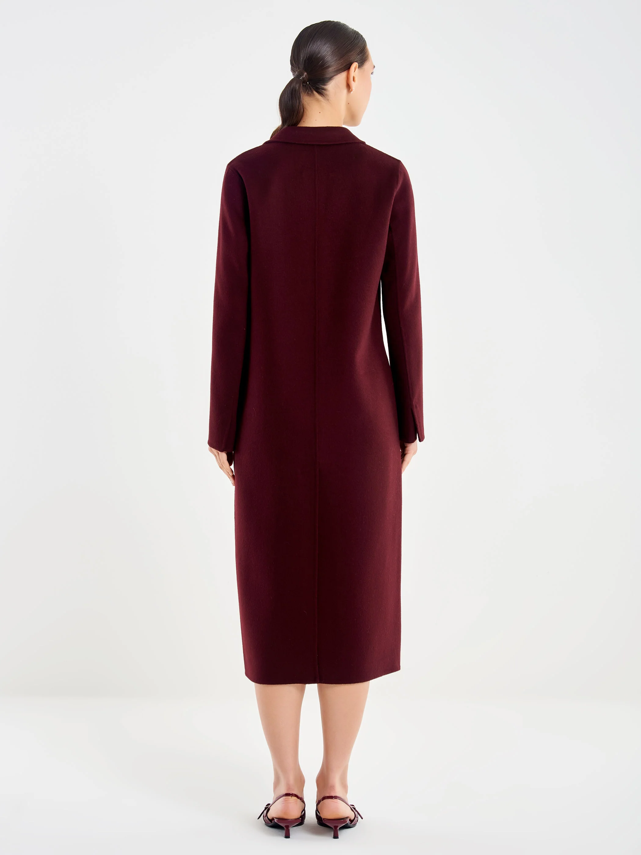 cappotto DONNA IN LANA BORDEAUX VICOLO TF002 BORDEAUX VICOLO 