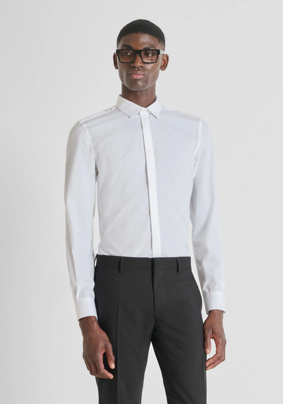 CAMICIA UOMO LONDON SLIM FIT BIANCO ANTONY MORATO MMSL00691 FA400078 BIANCO ANTONY MORATO 