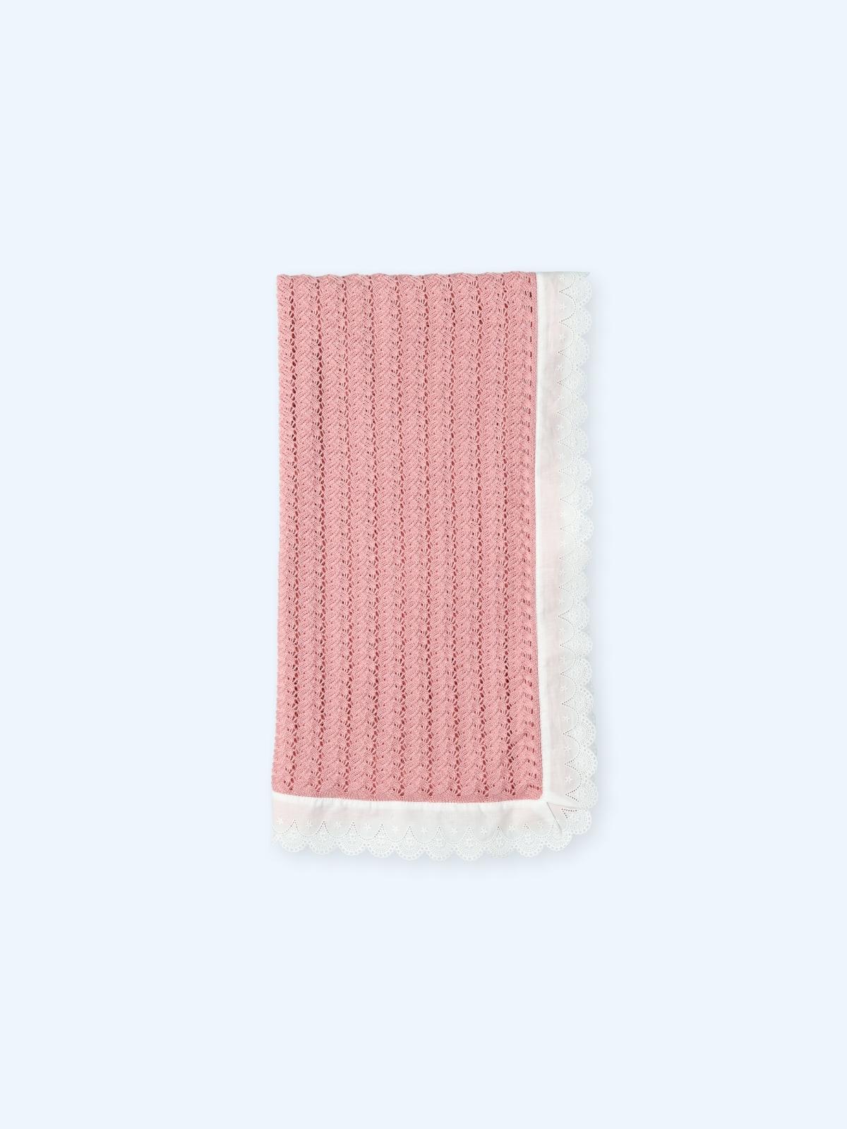 COPERTA NEONATA IN MAGLIA CON BORDO IN COTONA BLOSSOM MAC ILUSION TO140 BLOSSOM MAC ILUSION KIDS 