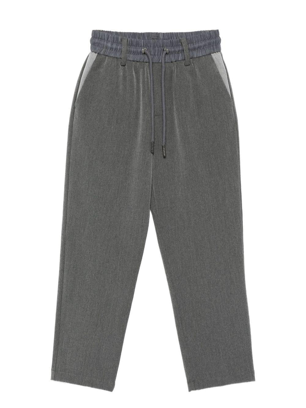 PANTALACCIO BAMBINO MAJIC TASCA A FILO BICOLORE GREY STEEL RICHMOND RBA25102PA GREY STEEL JOHN RICHMOND JUNIOR 