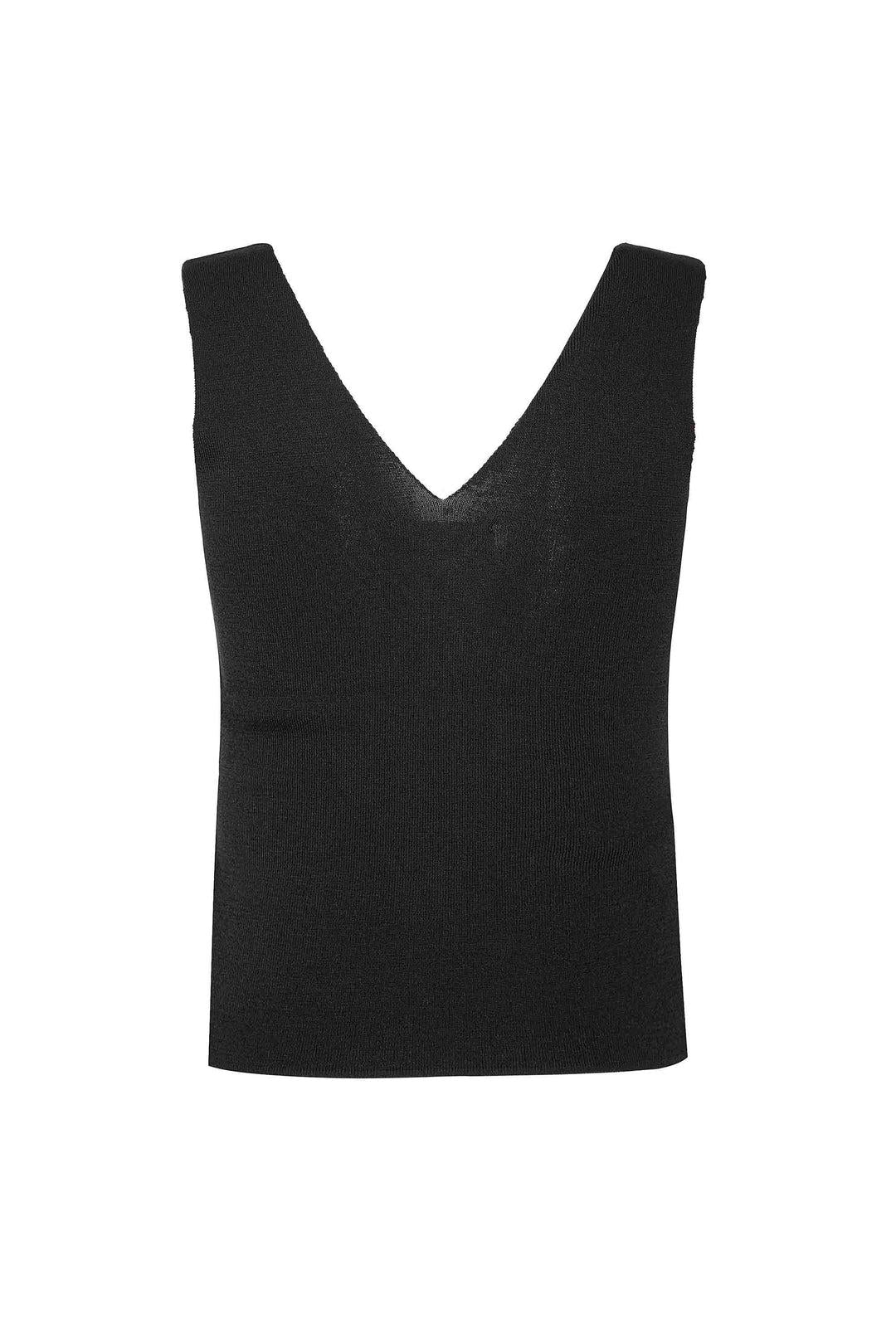 Crop top AKEP con fibbia logo CNKD09114 NERO AKEP 