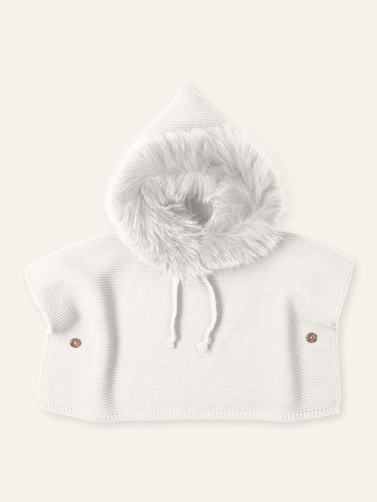 mantella con cappuccio 9949C CRUDO MAC ILUSION KIDS 