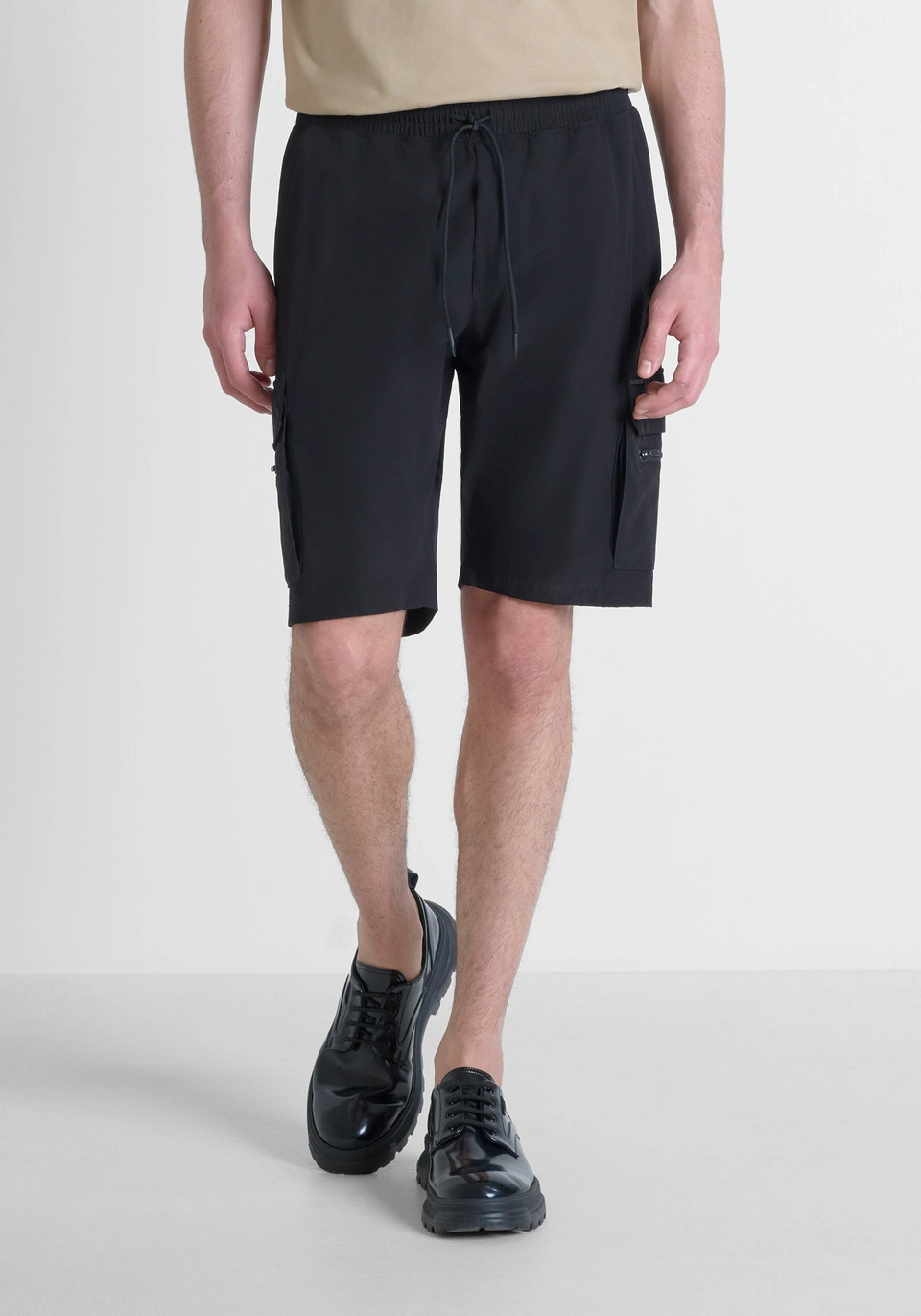 BERMUDA VINCENT IN REGULAR FIT MMSH00212 NERO ANTONY MORATO 