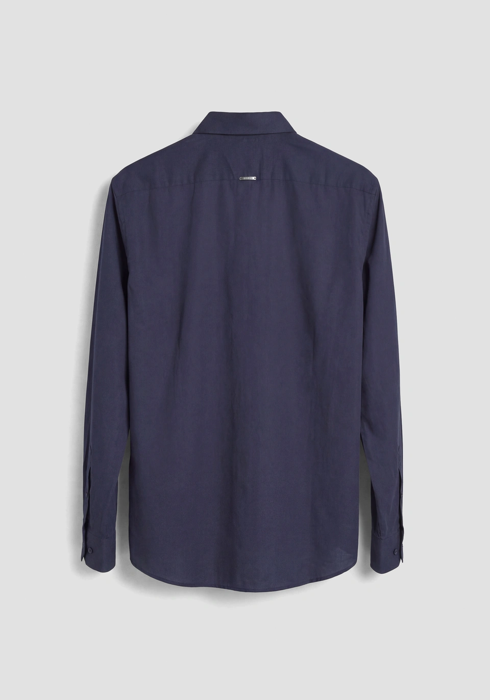CAMICIA UOMO IN LINO REGULAR FIT  blu antony morato MMSL00691 FA400094 BLU ANTONY MORATO 