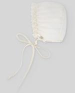 CUFFIA NEONATA CON PIZZO PANNA PAZ RODRIGUEZ 011-152836 PANNA PAZ RODRIGUEZ 