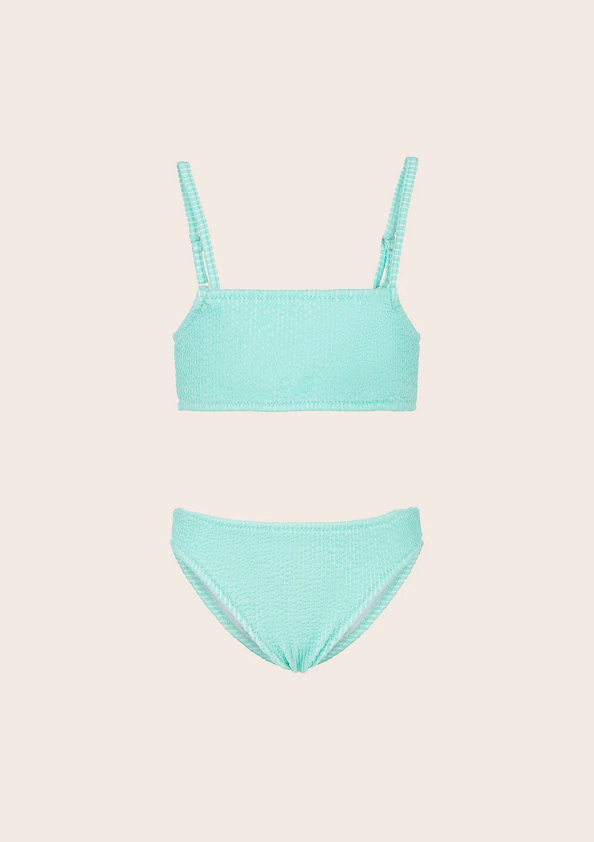 Bikini Bambina F**K Top con Slip Fisso FJ25-G1L05UFAQ VERDE ACQUA F**K KIDS 